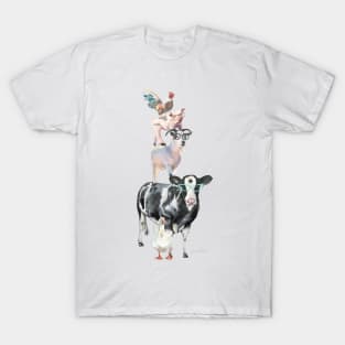 Farm Animal Family C1 T-Shirt